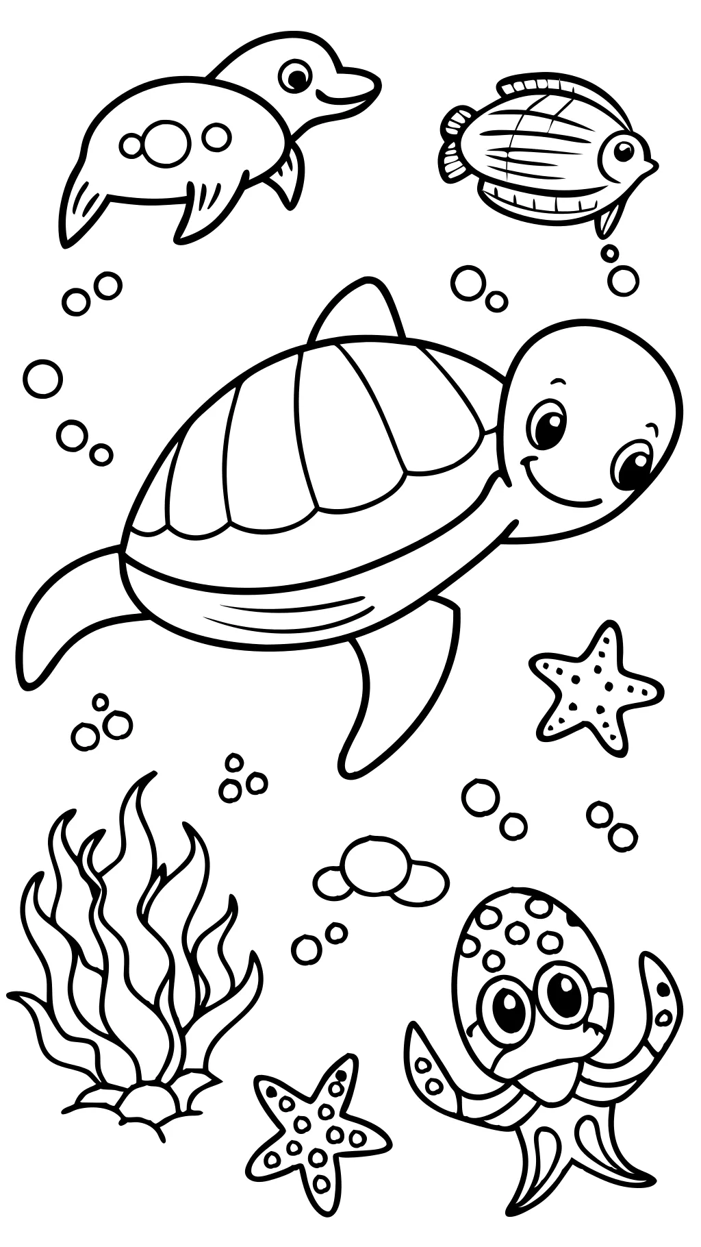 coloriages d’animaux de mer